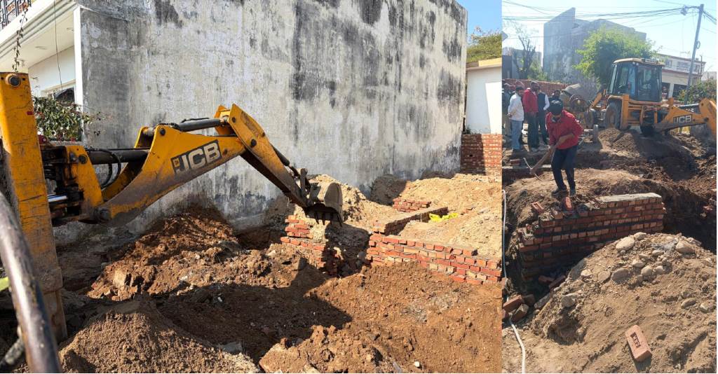 AntiEncroachment Drive Continues in Naya Gaon Illegal Structures Removed from Kansal Catchment Area